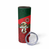 Personalized Morocco Football Skinny Tumbler 2026 Come On Atlas Lions - Wonder Print Shop