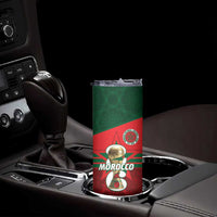 Personalized Morocco Football Skinny Tumbler 2026 Come On Atlas Lions - Wonder Print Shop
