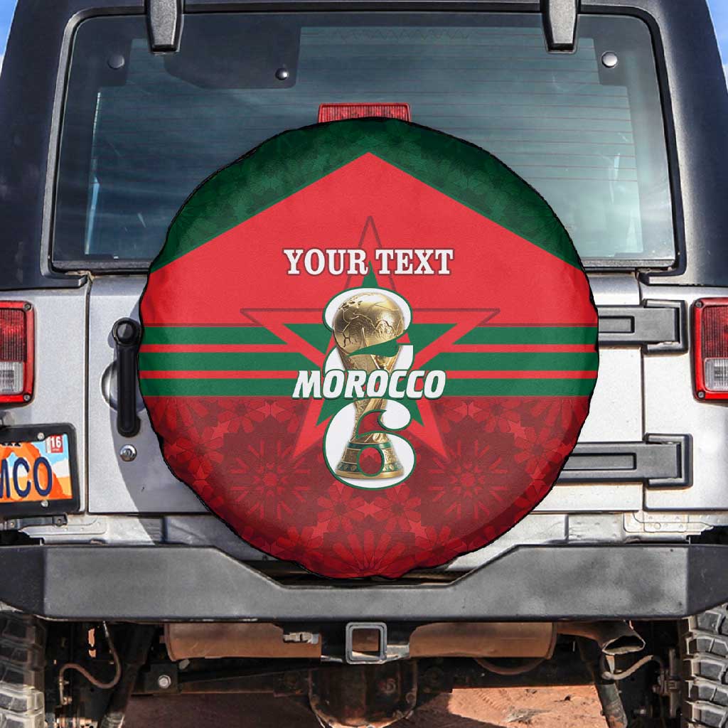 Personalized Morocco Football Spare Tire Cover 2026 Come On Atlas Lions - Wonder Print Shop