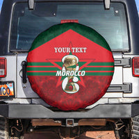 Personalized Morocco Football Spare Tire Cover 2026 Come On Atlas Lions - Wonder Print Shop