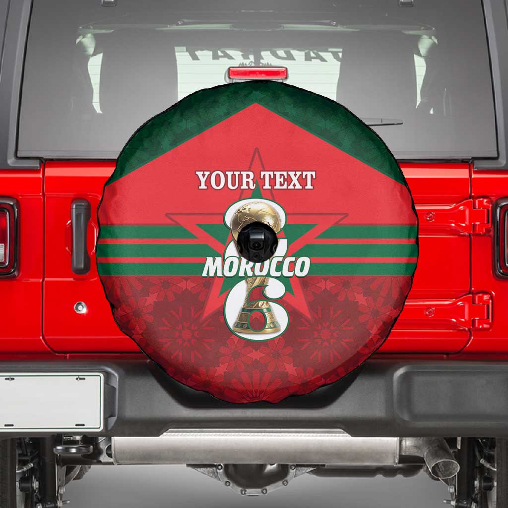Personalized Morocco Football Spare Tire Cover 2026 Come On Atlas Lions - Wonder Print Shop