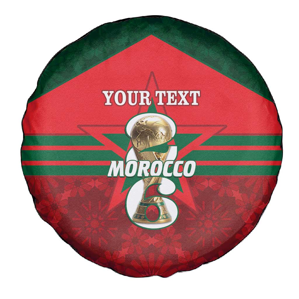 Personalized Morocco Football Spare Tire Cover 2026 Come On Atlas Lions - Wonder Print Shop