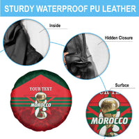 Personalized Morocco Football Spare Tire Cover 2026 Come On Atlas Lions - Wonder Print Shop