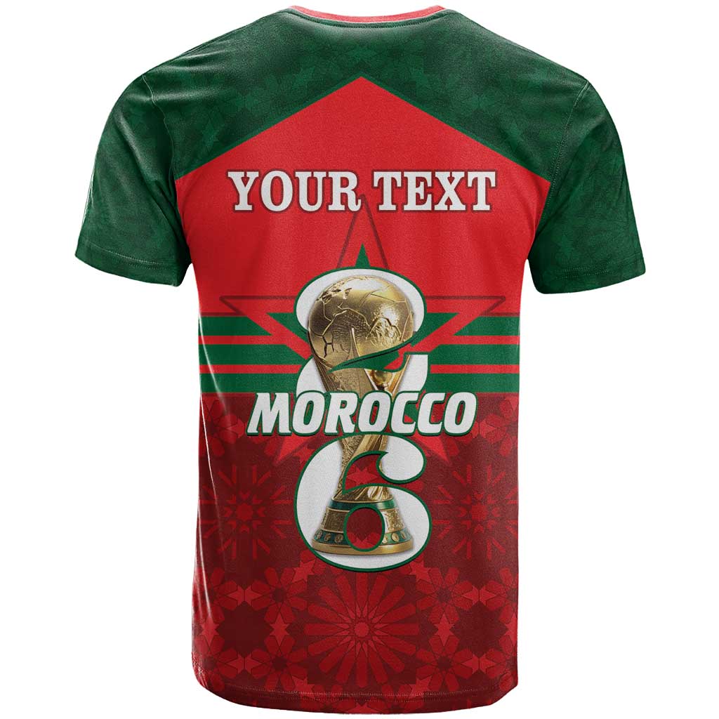 Personalized Morocco Football T shirt 2026 Come On Atlas Lions LT14
