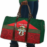 Personalized Morocco Football Travel Bag 2026 Come On Atlas Lions - Wonder Print Shop