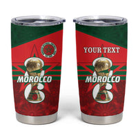 Personalized Morocco Football Tumbler Cup 2026 Come On Atlas Lions - Wonder Print Shop