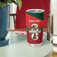 Personalized Morocco Football Tumbler Cup 2026 Come On Atlas Lions - Wonder Print Shop