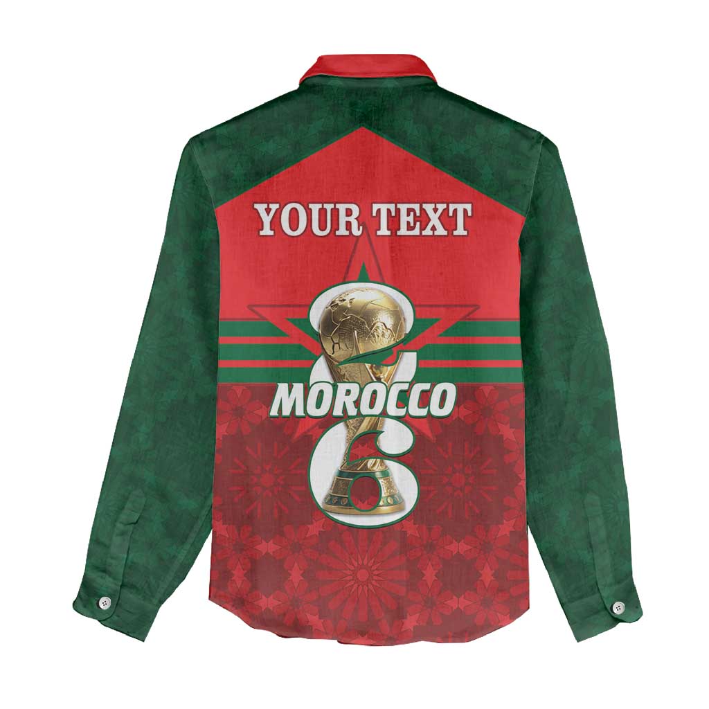 Personalized Morocco Football Women Casual Shirt 2026 Come On Atlas Lions - Wonder Print Shop