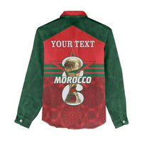Personalized Morocco Football Women Casual Shirt 2026 Come On Atlas Lions - Wonder Print Shop