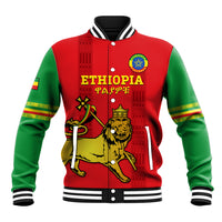 Custom Ethiopia Football Baseball Jacket 2024 Go Champions Walia Ibex - Wonder Print Shop