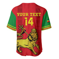 Custom Ethiopia Football Baseball Jersey 2024 Go Champions Walia Ibex - Wonder Print Shop
