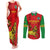 Custom Ethiopia Football Couples Matching Tank Maxi Dress and Long Sleeve Button Shirt 2024 Go Champions Walia Ibex - Wonder Print Shop