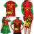 Custom Ethiopia Football Family Matching Long Sleeve Bodycon Dress and Hawaiian Shirt 2024 Go Champions Walia Ibex