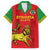 Custom Ethiopia Football Family Matching Long Sleeve Bodycon Dress and Hawaiian Shirt 2024 Go Champions Walia Ibex