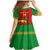 Custom Ethiopia Football Family Matching Mermaid Dress and Hawaiian Shirt 2024 Go Champions Walia Ibex