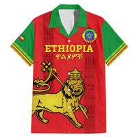 Custom Ethiopia Football Family Matching Mermaid Dress and Hawaiian Shirt 2024 Go Champions Walia Ibex - Wonder Print Shop