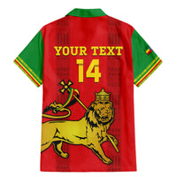 Custom Ethiopia Football Family Matching Mermaid Dress and Hawaiian Shirt 2024 Go Champions Walia Ibex - Wonder Print Shop