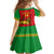 Custom Ethiopia Football Family Matching Off Shoulder Maxi Dress and Hawaiian Shirt 2024 Go Champions Walia Ibex - Wonder Print Shop