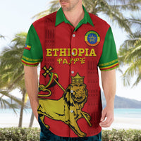 Custom Ethiopia Football Hawaiian Shirt 2024 Go Champions Walia Ibex - Wonder Print Shop