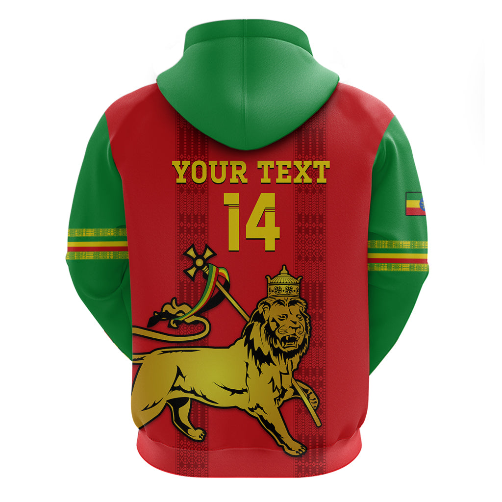 Custom Ethiopia Football Hoodie 2024 Go Champions Walia Ibex - Wonder Print Shop