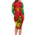 Custom Ethiopia Football Long Sleeve Bodycon Dress 2024 Go Champions Walia Ibex - Wonder Print Shop
