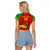 Custom Ethiopia Football Raglan Cropped T Shirt 2024 Go Champions Walia Ibex - Wonder Print Shop