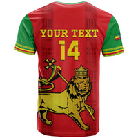 Custom Ethiopia Football T Shirt 2024 Go Champions Walia Ibex - Wonder Print Shop