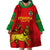Custom Ethiopia Football Wearable Blanket Hoodie 2024 Go Champions Walia Ibex - Wonder Print Shop