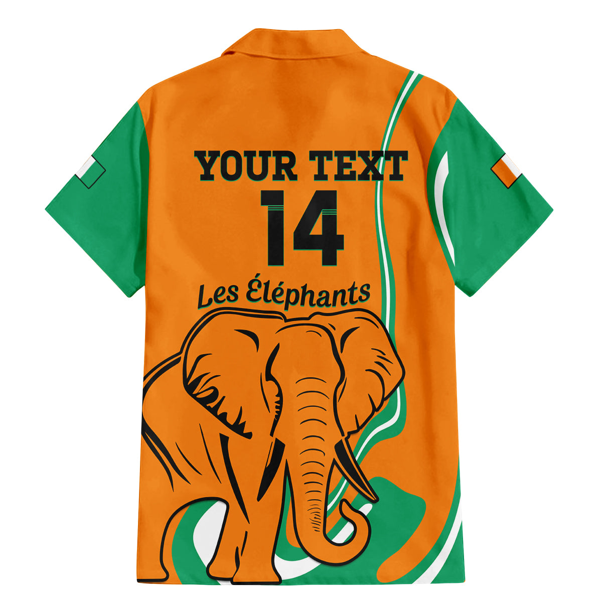 Custom Ivory Coast Football Family Matching Mermaid Dress and Hawaiian Shirt 2024 Go Champions Les Elephants - Wonder Print Shop