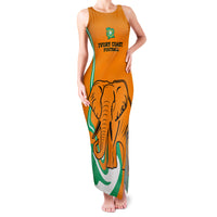 Custom Ivory Coast Football Family Matching Tank Maxi Dress and Hawaiian Shirt 2024 Go Champions Les Elephants - Wonder Print Shop