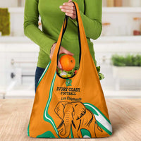Ivory Coast Football Grocery Bag Go Champions Les Elephants