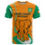 Custom Ivory Coast Football T Shirt 2024 Go Champions Les Elephants