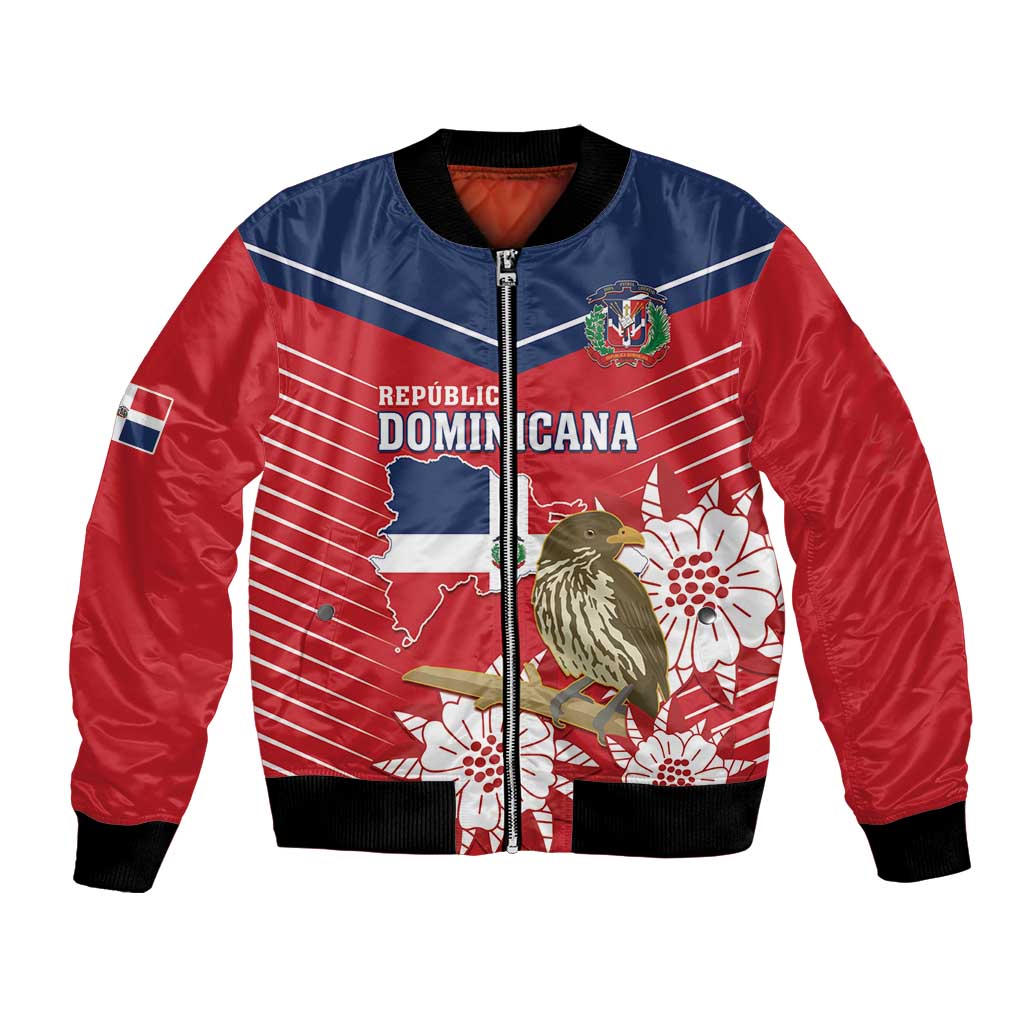 Personalized Dominican Republic Independence Day Bomber Jacket Palmchat With Map