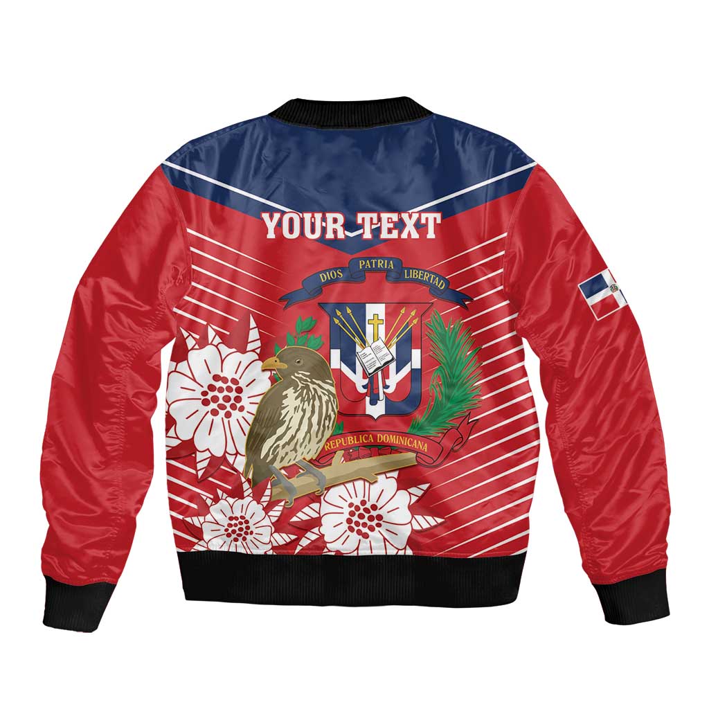 Personalized Dominican Republic Independence Day Bomber Jacket Palmchat With Map