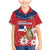 Personalized Dominican Republic Independence Day Family Matching Mermaid Dress and Hawaiian Shirt Palmchat With Map