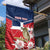 Personalized Dominican Republic Independence Day Garden Flag Palmchat With Map