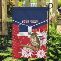 Personalized Dominican Republic Independence Day Garden Flag Palmchat With Map