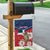 Personalized Dominican Republic Independence Day Garden Flag Palmchat With Map