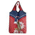 Personalized Dominican Republic Independence Day Grocery Bag Palmchat With Map