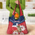 Personalized Dominican Republic Independence Day Grocery Bag Palmchat With Map