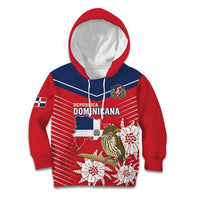 Personalized Dominican Republic Independence Day Kid Hoodie Palmchat With Map