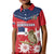 Personalized Dominican Republic Independence Day Kid Polo Shirt Palmchat With Map