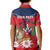 Personalized Dominican Republic Independence Day Kid Polo Shirt Palmchat With Map