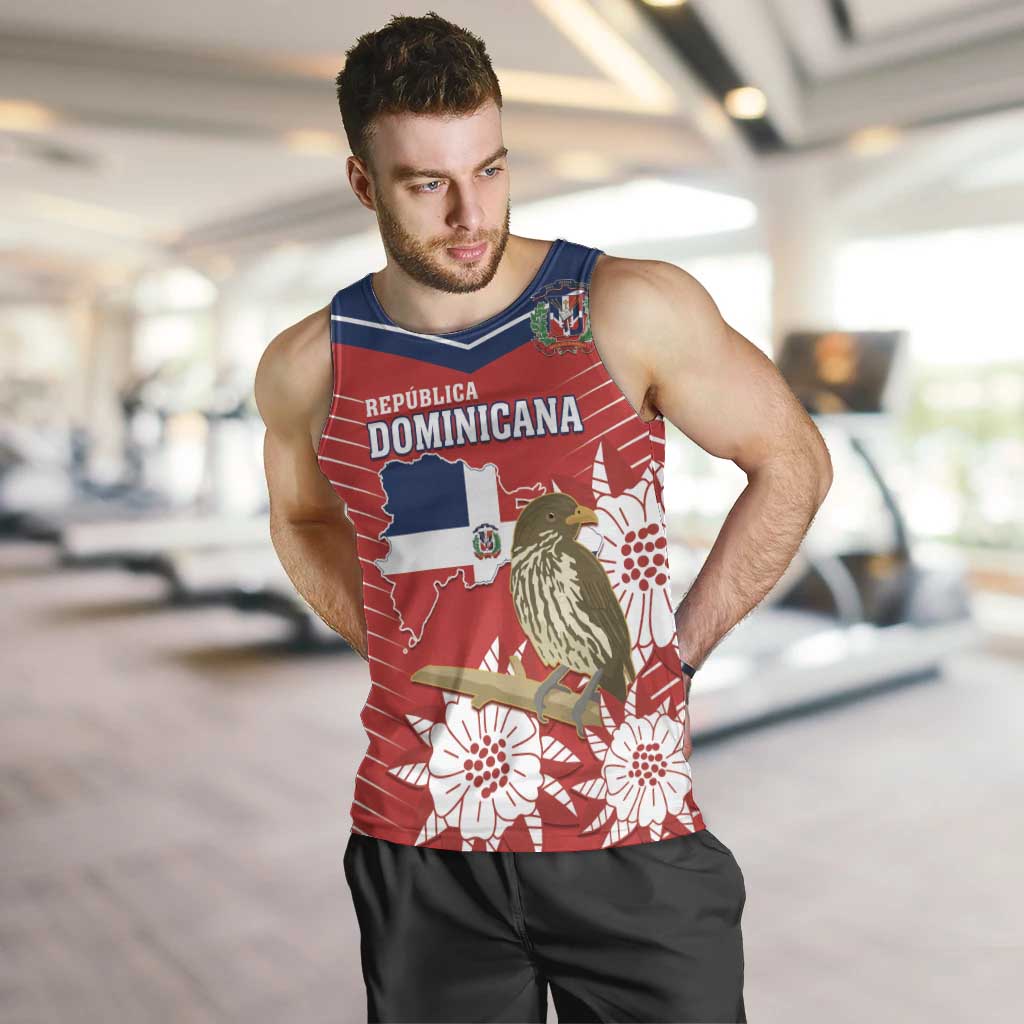 Personalized Dominican Republic Independence Day Men Tank Top Palmchat With Map