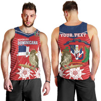 Personalized Dominican Republic Independence Day Men Tank Top Palmchat With Map