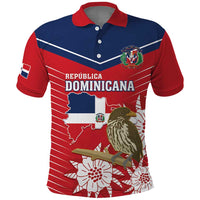 Personalized Dominican Republic Independence Day Polo Shirt Palmchat With Map