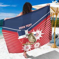 Personalized Dominican Republic Independence Day Sarong Palmchat With Map