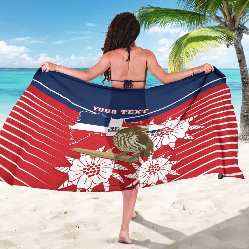 Personalized Dominican Republic Independence Day Sarong Palmchat With Map