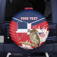 Personalized Dominican Republic Independence Day Spare Tire Cover Palmchat With Map