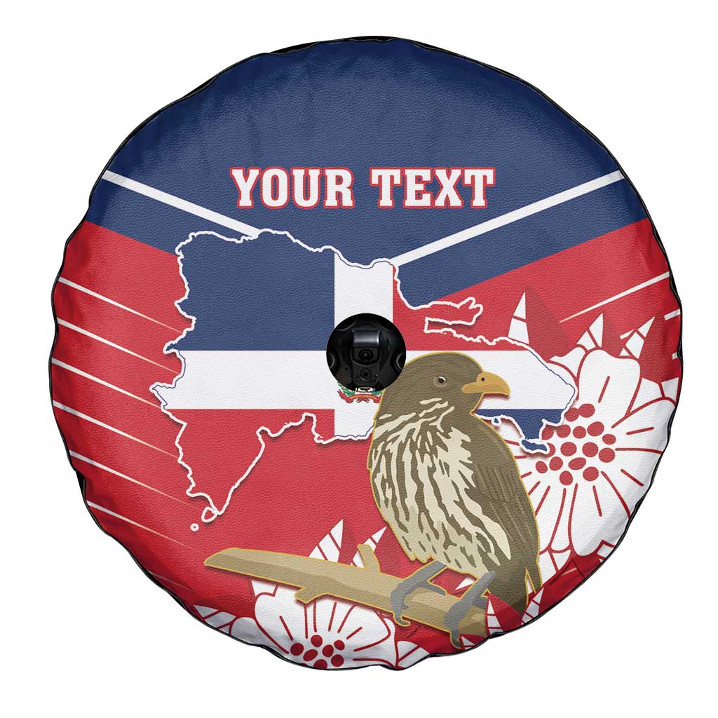 Personalized Dominican Republic Independence Day Spare Tire Cover Palmchat With Map